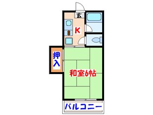 ファミリ－ハイツ阿部の物件間取画像